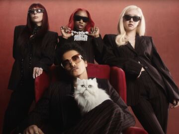 Lady Gaga y Ros&eacute; junto a Bruno Mars y Sexyy Red