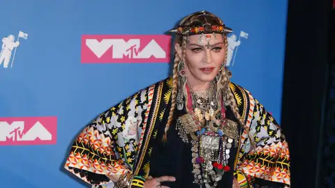 Madonna en una de sus últimas apariciones públicas Madonna en una de sus últimas apariciones públicas