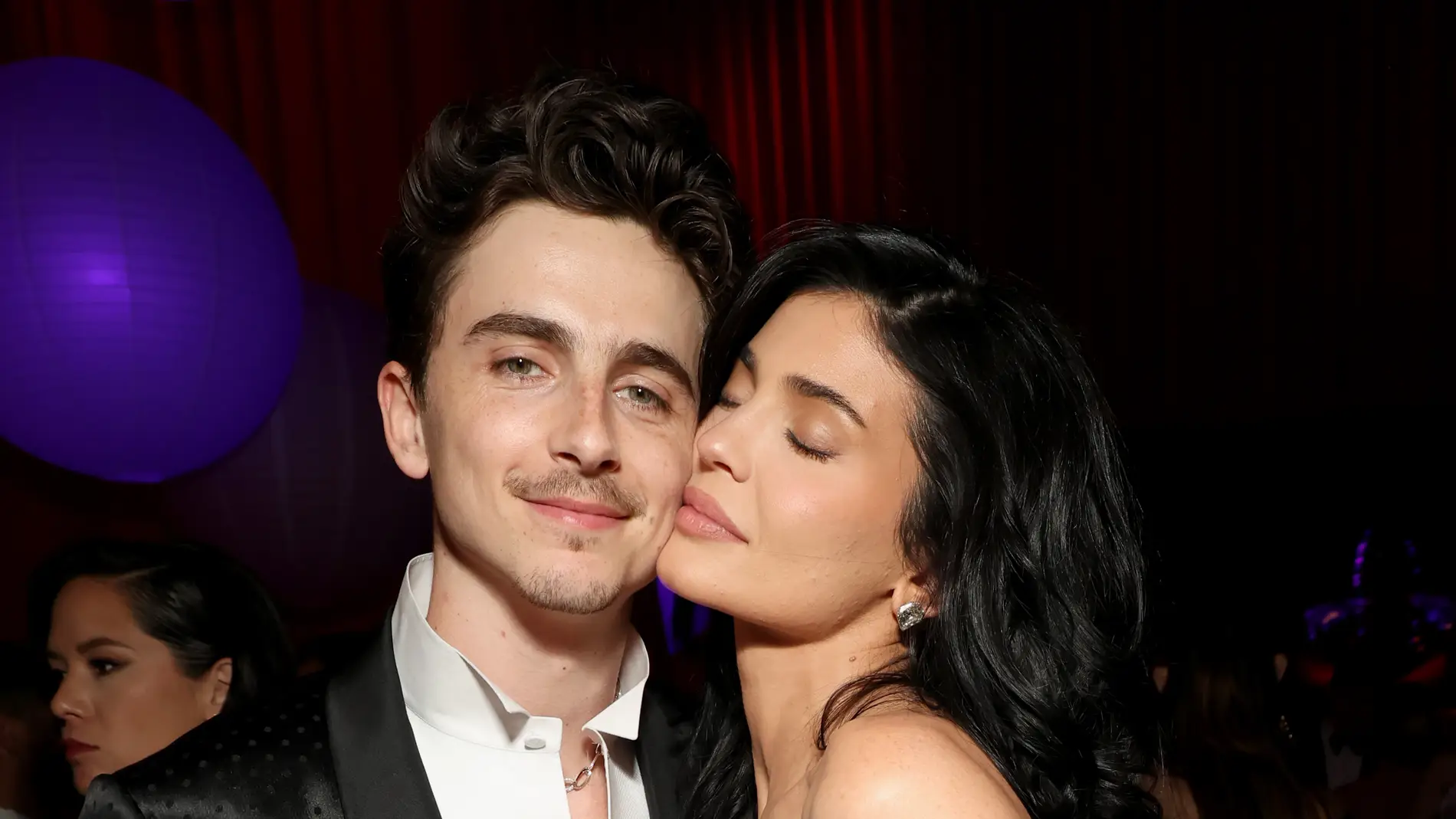 Kylie Jenner y Timothée Chalamet en la fiesta post Oscar de Vanity Fair