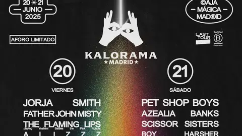 Cartel del Kalorama 2025 en Madrid Cartel del Kalorama 2025 en Madrid