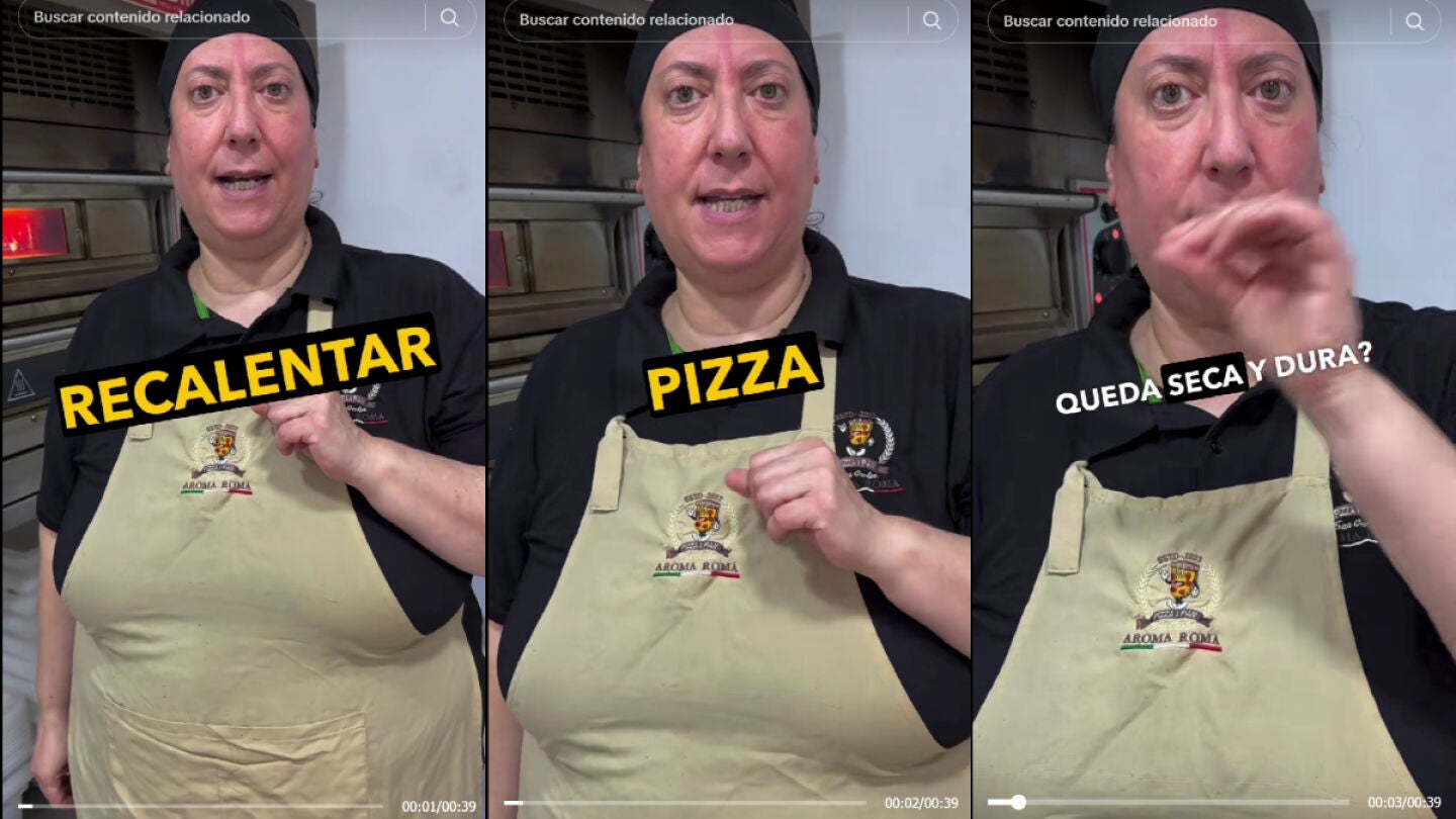 El truco de una chef italiana para recalentar una pizza al microondas