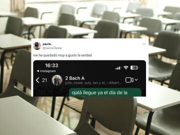 Manda al grupo de clase el mensaje que todos hemos pensado alguna vez