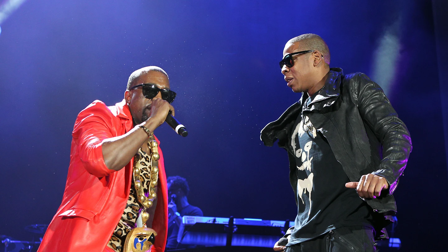 Kanye West y Jay Z en 2010 Kanye West y Jay Z en 2010