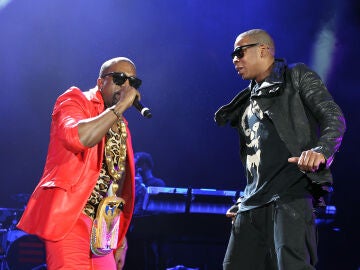 Kanye West y Jay Z en 2010