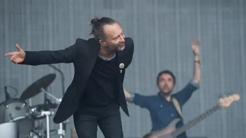 Radiohead en Glastonbury en 2017 Radiohead en Glastonbury en 2017