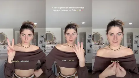 Una tiktoker desvela las cuatro cosas gratis de Estados Unidos que le hacen feliz Una tiktoker desvela las cuatro cosas gratis de Estados Unidos que le hacen feliz