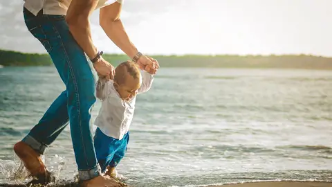 Padre e hijo. Padre e hijo.