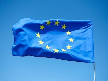 Imagen de una bandera de la Uni&oacute;n Europea