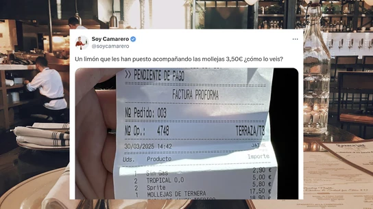 Le cobraron 3.50 euros por algo totalmente inesperado en un restaurante Le cobraron 3.50 euros por algo totalmente inesperado en un restaurante