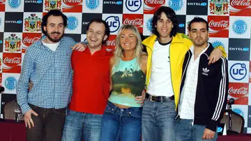 Amaia Montero junto a La oreja de Van Gogh Amaia Montero junto a La oreja de Van Gogh