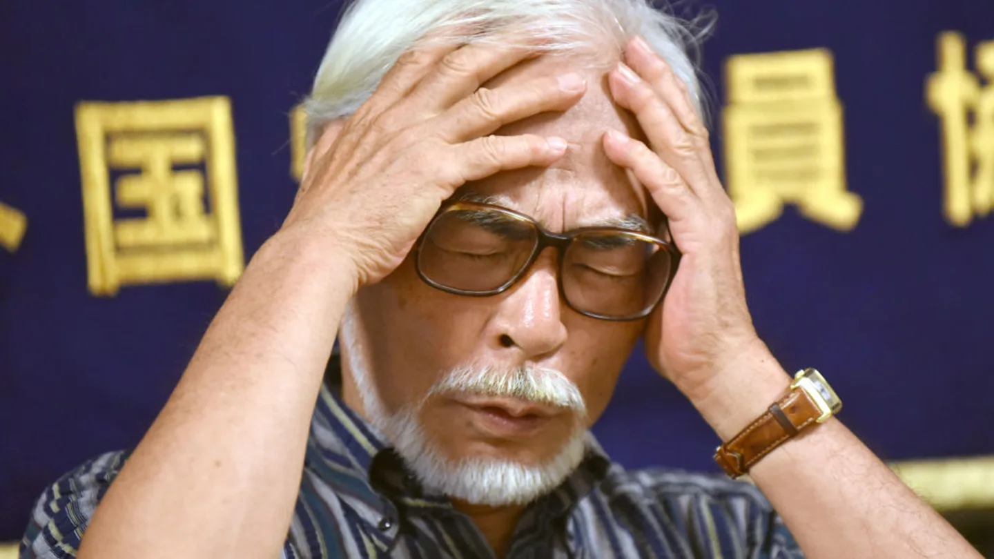 Imagen de Hayao Miyazaki en 2015 Imagen de Hayao Miyazaki en 2015