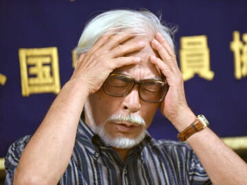 Imagen de Hayao Miyazaki en 2015