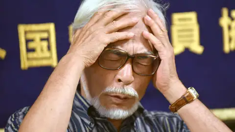 Imagen de Hayao Miyazaki en 2015 Imagen de Hayao Miyazaki en 2015