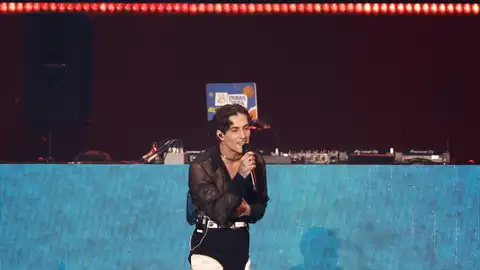 Damiano David durante el concierto Damiano David durante el concierto