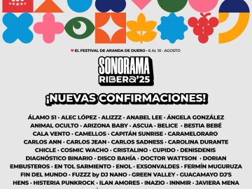 Cartel del Sonorama Ribera 2025