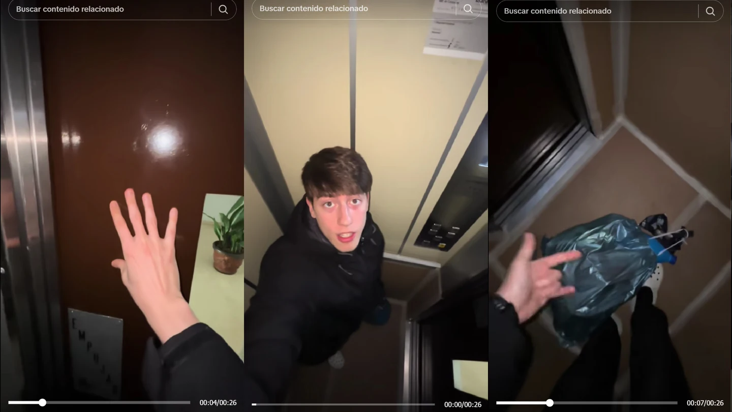 Un chico se quedó atrapado en el ascensor por el apagón mientras bajaba la basura Un chico se quedó atrapado en el ascensor por el apagón mientras bajaba la basura