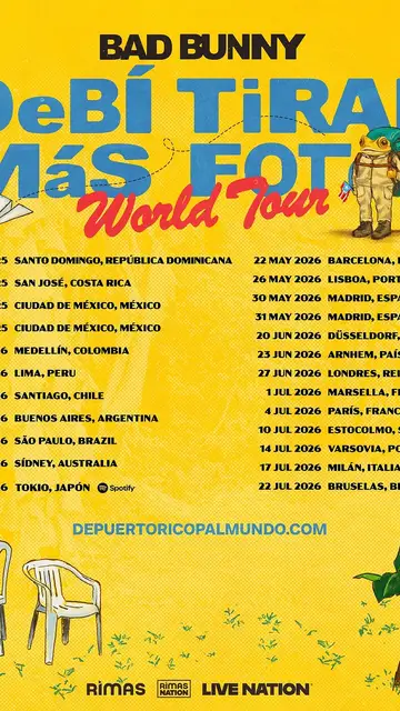 Debí tirar más fotos world tour Debí tirar más fotos world tour