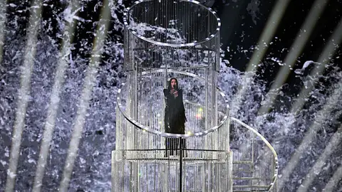 Yuval Raphael, representante de Israel, en la segunda semifinal de Eurovisión 2025 Yuval Raphael, representante de Israel, en la segunda semifinal de Eurovisión 2025
