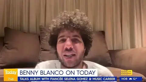 Benny Blanco revela en la televisión australiana Benny Blanco revela en la televisión australiana