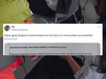 La comentada pregunta del examen de Lengua en la PAU de Extremadura