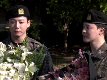 Los miembros de BTS, Jimin y Jungkook, fueron dados de baja del servicio militar obligatorio en Corea antes de la reuni&oacute;n de la banda