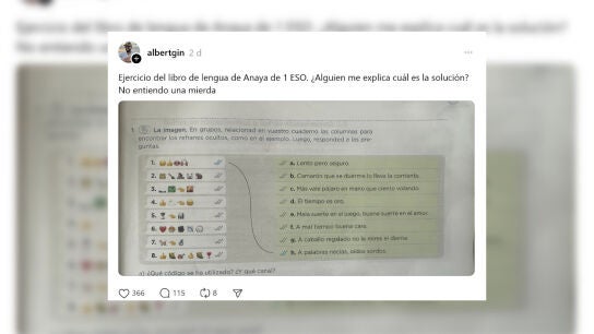 El ejercicio de 1&ordm; de la ESO hace estallar el cerebro a los adultos