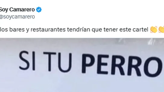El aplaudido cartel que tendrían que tener todos los bares y restaurantes de España en verano El aplaudido cartel que tendrían que tener todos los bares y restaurantes de España en verano