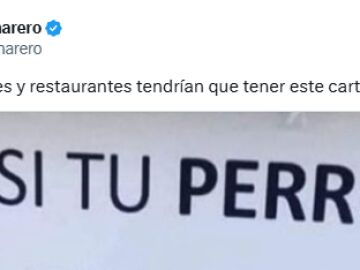 El aplaudido cartel que tendr&iacute;an que tener todos los bares y restaurantes de Espa&ntilde;a en verano