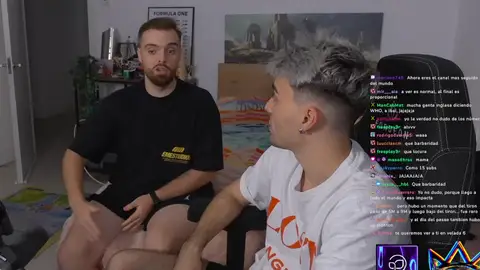 Ibai con Karchez en stream. Ibai con Karchez en stream.