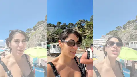 ¡Dejan todo en la playa durante 3horas … y nadie toca nada! Creadora de contenido graba en una playa de Cataluña
