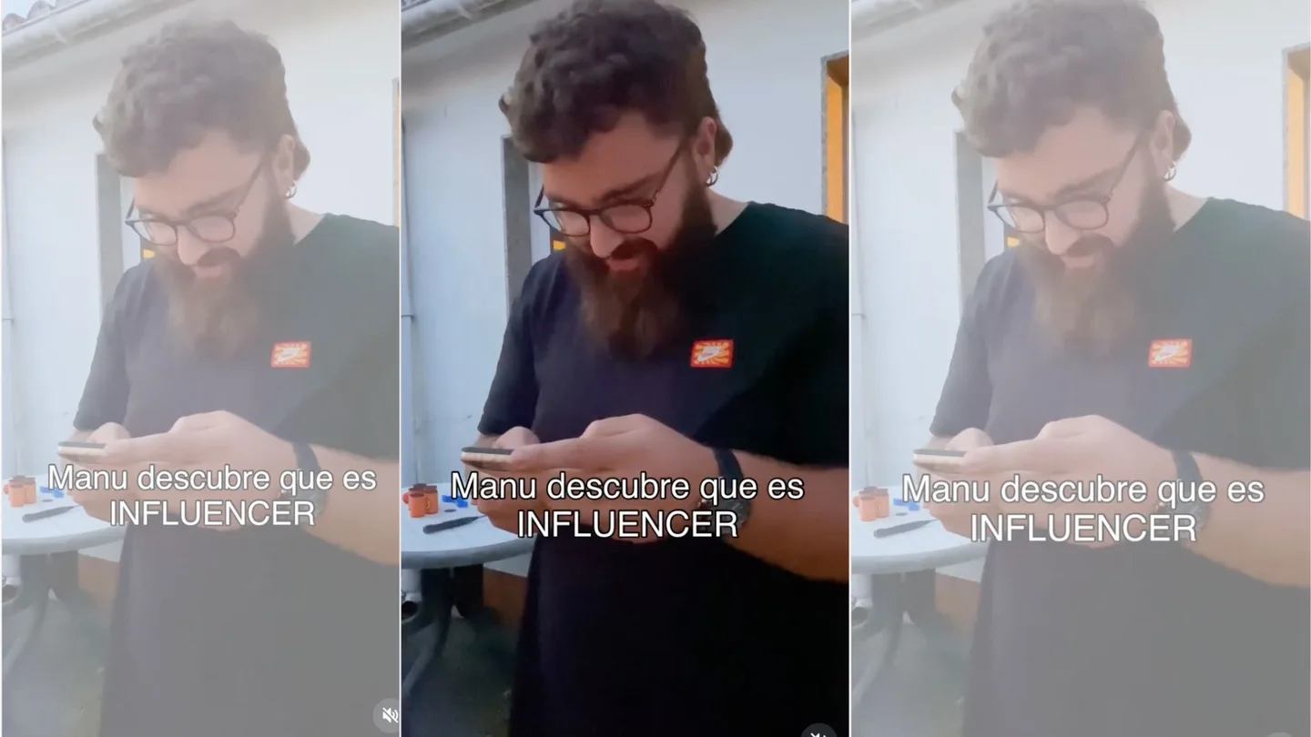 Convierten a su amigo en influencer sin que se entere: Manu no supo que esta cuenta existía en 21 días pero ahora ya es suya Manu reacciona a sus videos