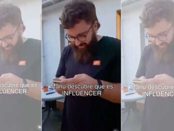 Manu reacciona a sus videos