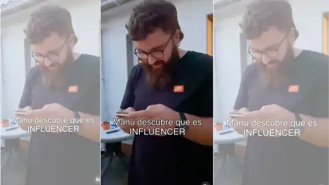 Convierten a su amigo en influencer sin que se entere: Manu no supo que esta cuenta existía en 21 días pero ahora ya es suya Manu reacciona a sus videos