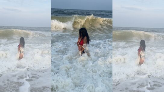Sesi&oacute;n de fotos en el mar que sale mal
