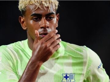 Imagen de Lamine Yamal con el FC Barcelona