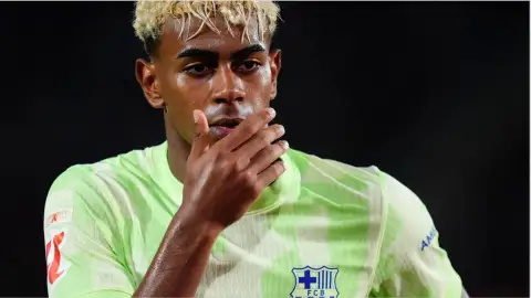 Imagen de Lamine Yamal con el FC Barcelona Imagen de Lamine Yamal con el FC Barcelona