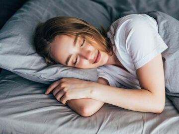 Imagen de una mujer durmiendo