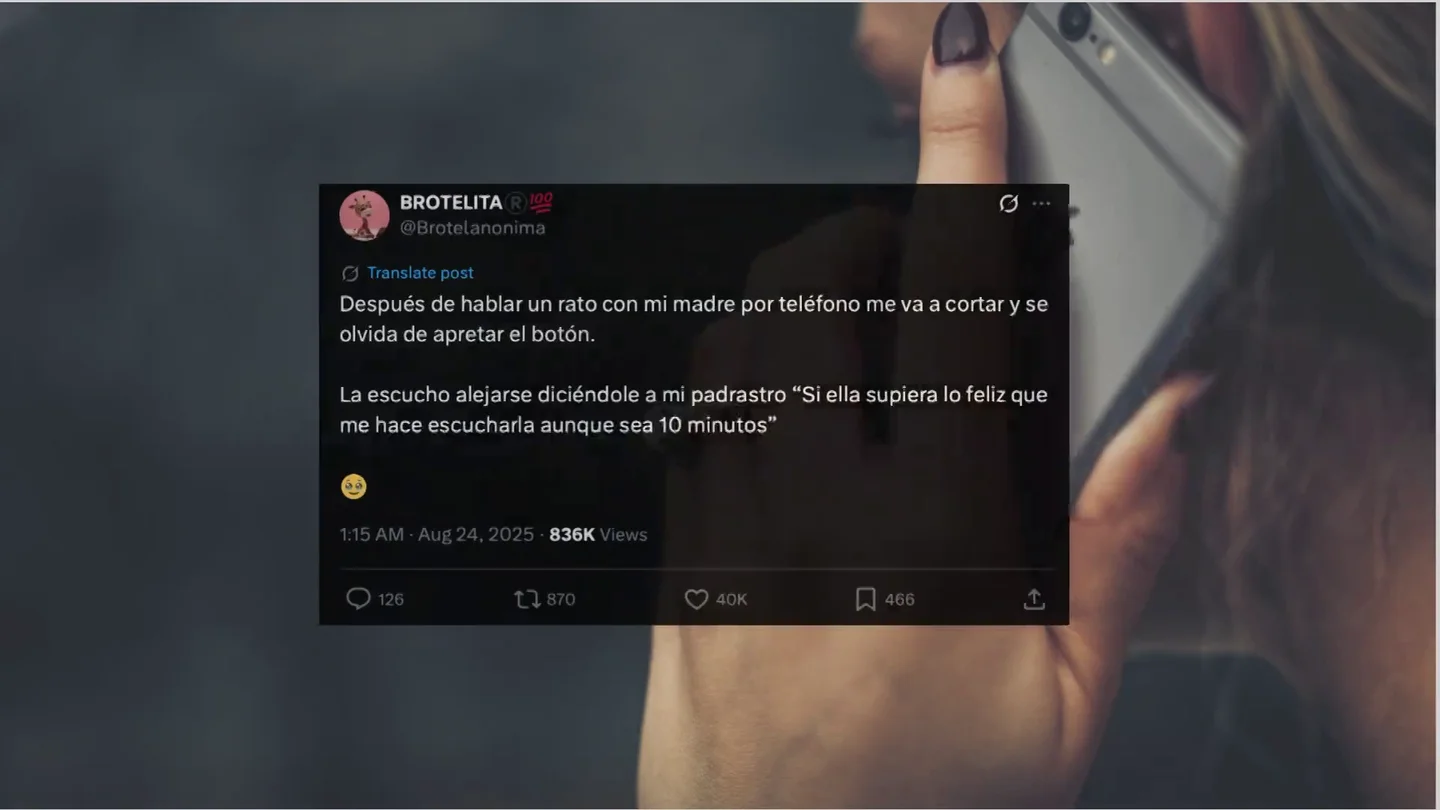 Un descuido en una llamada telefónica entre madre e hija emociona a todo el mundo Un descuido en una llamada telefónica entre madre e hija emociona a todo el mundo