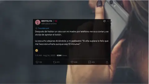 Un descuido en una llamada telefónica entre madre e hija emociona a todo el mundo Un descuido en una llamada telefónica entre madre e hija emociona a todo el mundo