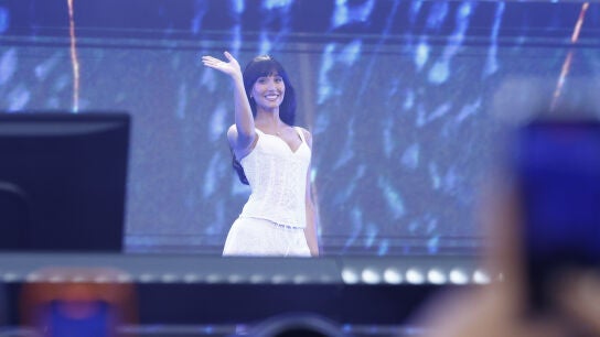 Aitana durante un concierto