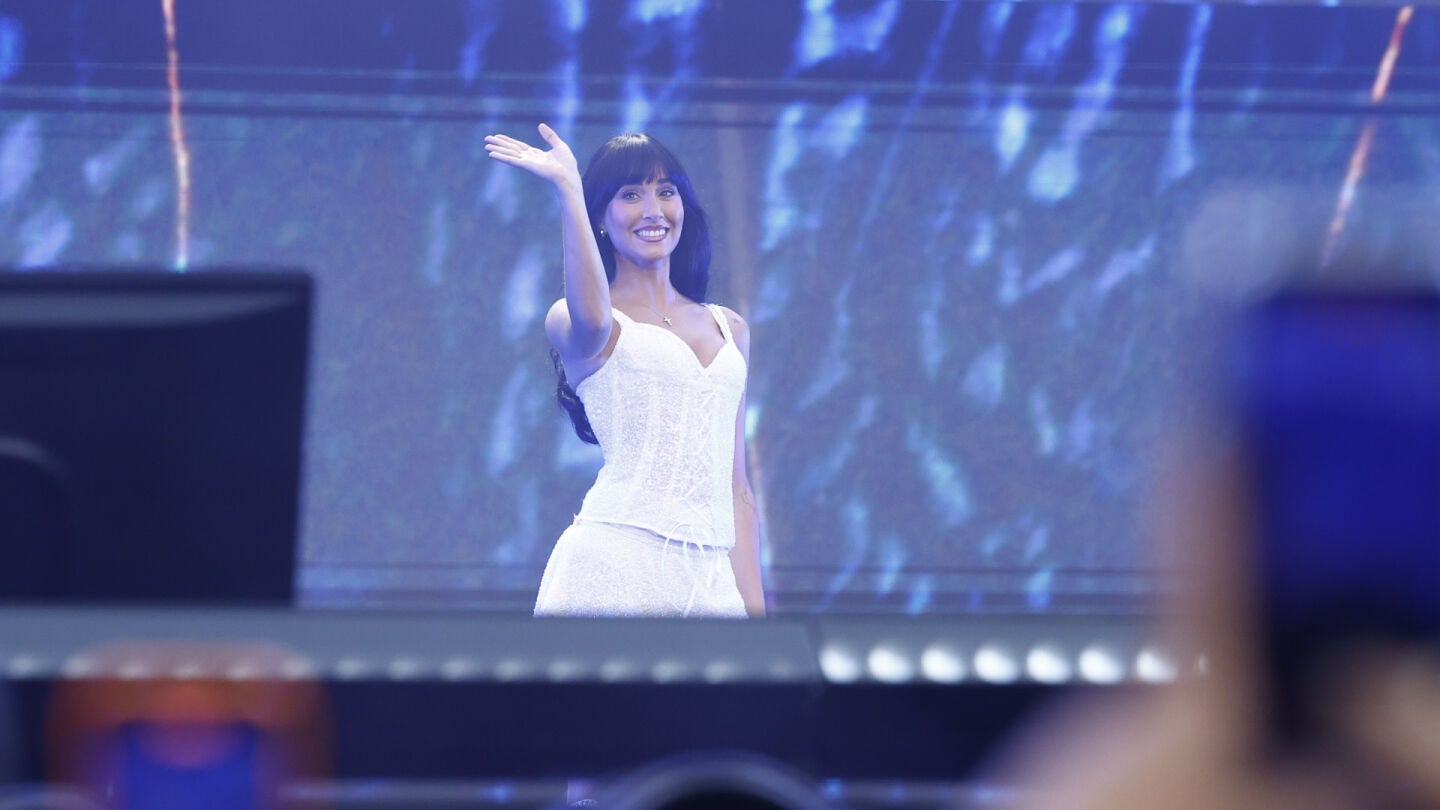 Aitana durante un concierto