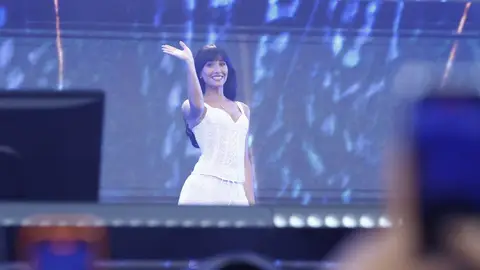 Aitana durante un concierto Aitana durante un concierto