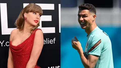 Taylor Swift y Cristiano Ronaldo Taylor Swift y Cristiano Ronaldo