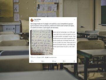 Un ni&ntilde;o explica el emotivo origen de su nombre