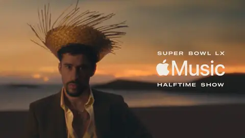 Bad Bunny en el vídeo de Apple Music Bad Bunny en el vídeo de Apple Music
