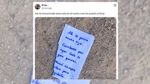 Imagen del tuit viral Imagen del tuit viral