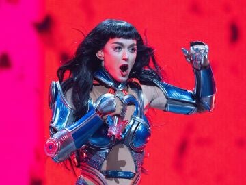 Katy Perry durante un reciente concierto
