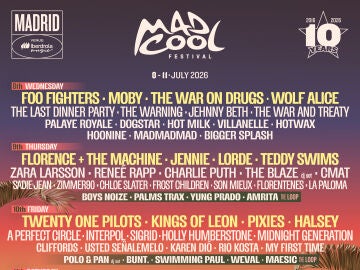 Cartel del Mad Cool 2026