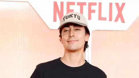 Nil Ojeda en una alfombra roja Nil Ojeda en una alfombra roja