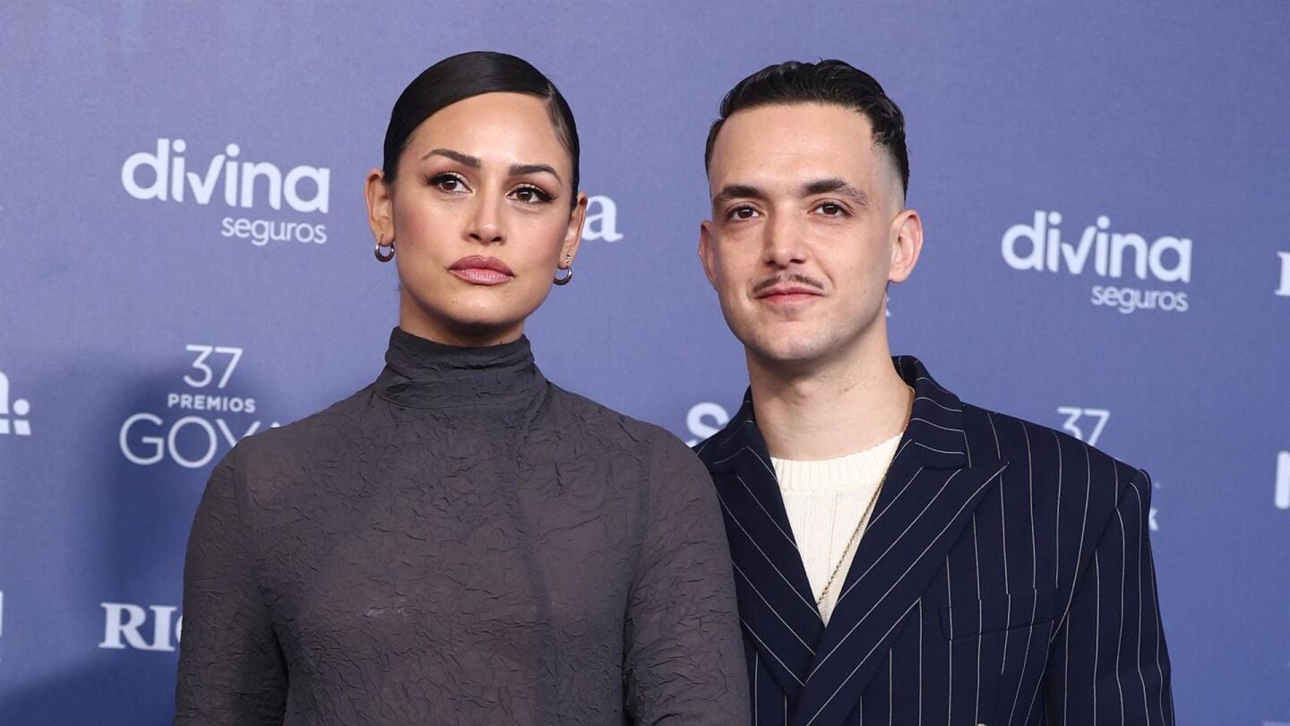 El cantante C Tangana y su pareja Roc&iacute;o Aguirre 